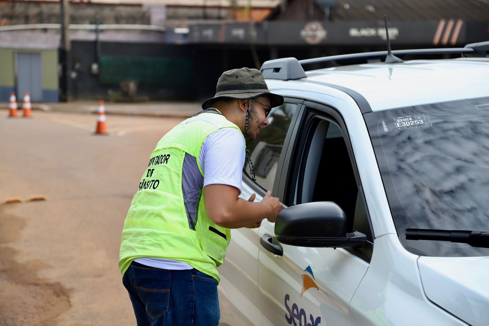 Atividade de orientação no trânsito Foto: Renato Beiruth