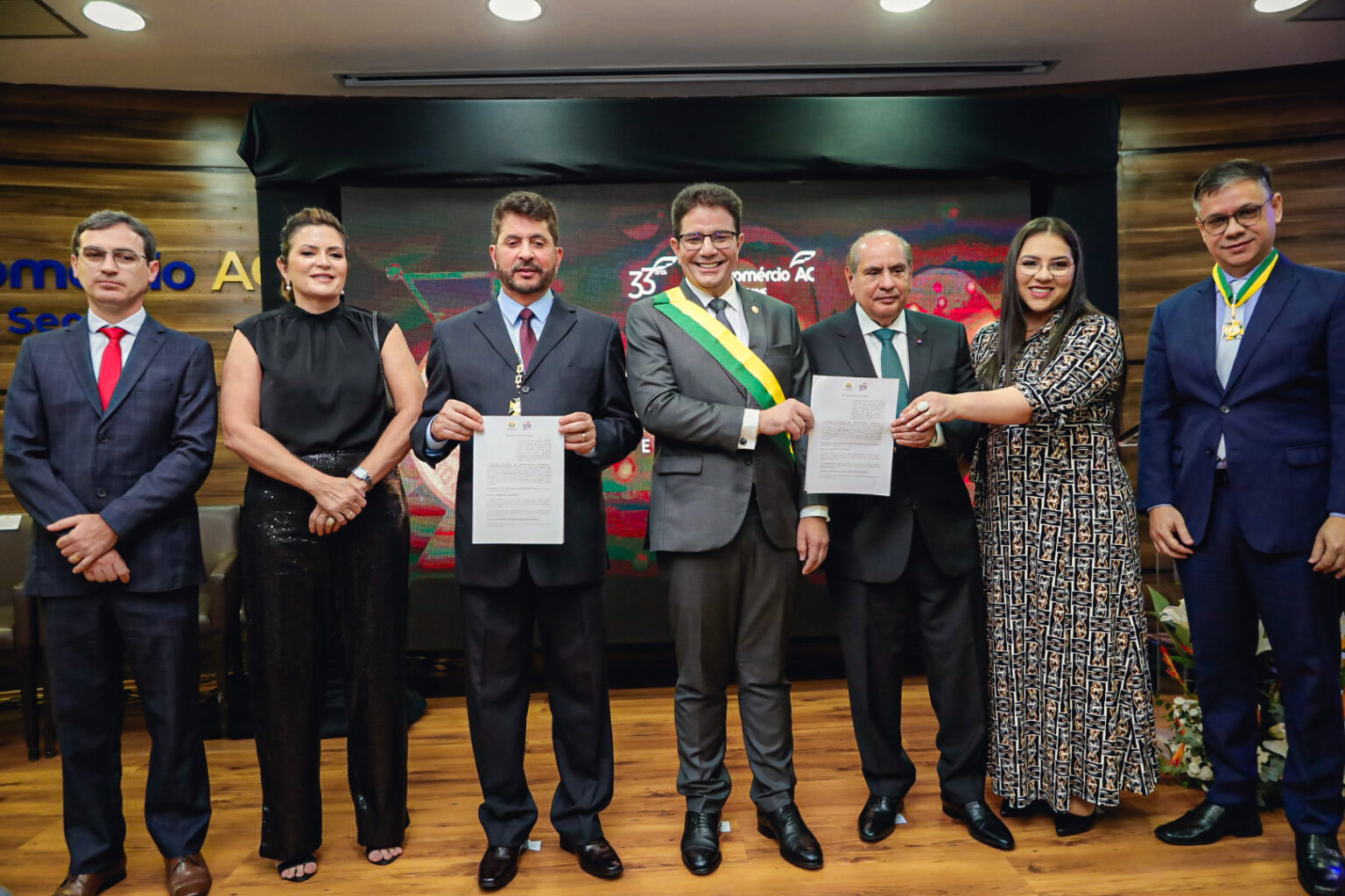 Governo e Senac firmaram protocolo de intenções para ofertar cursos profissionalizantes nos 22 municípios acreanos. Foto: José Caminha/Secom