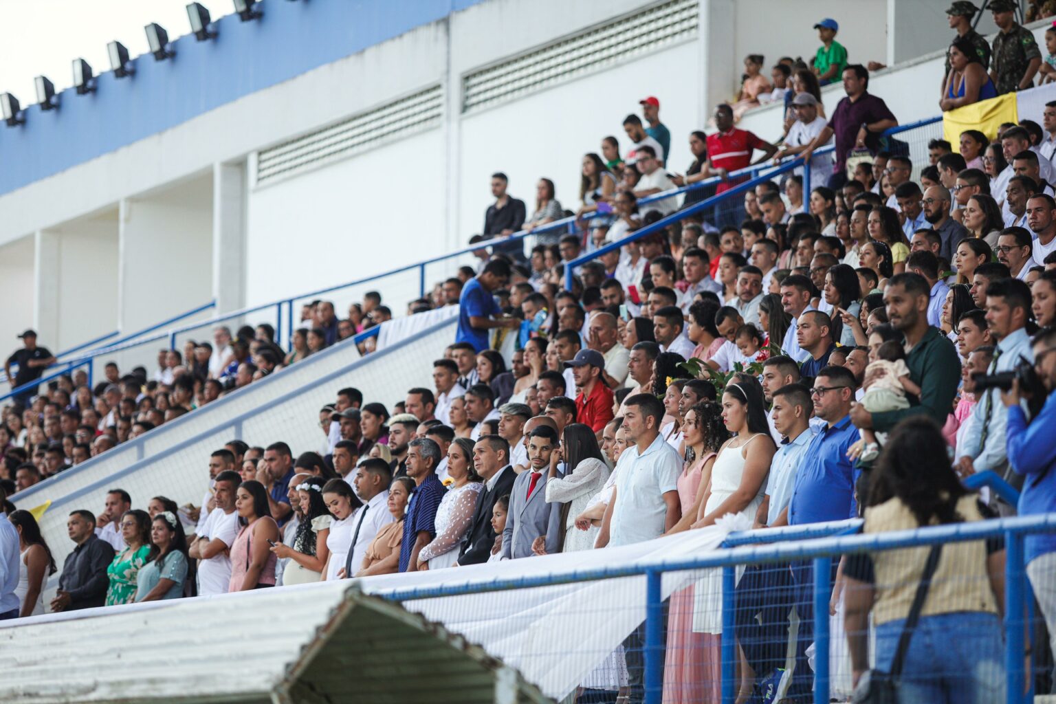 Mês de setembro começa marcante para 1000 pessoas que pavimentaram mais um passo da sua história no estádio Arena Juruá. Foto: José Caminha/Secom