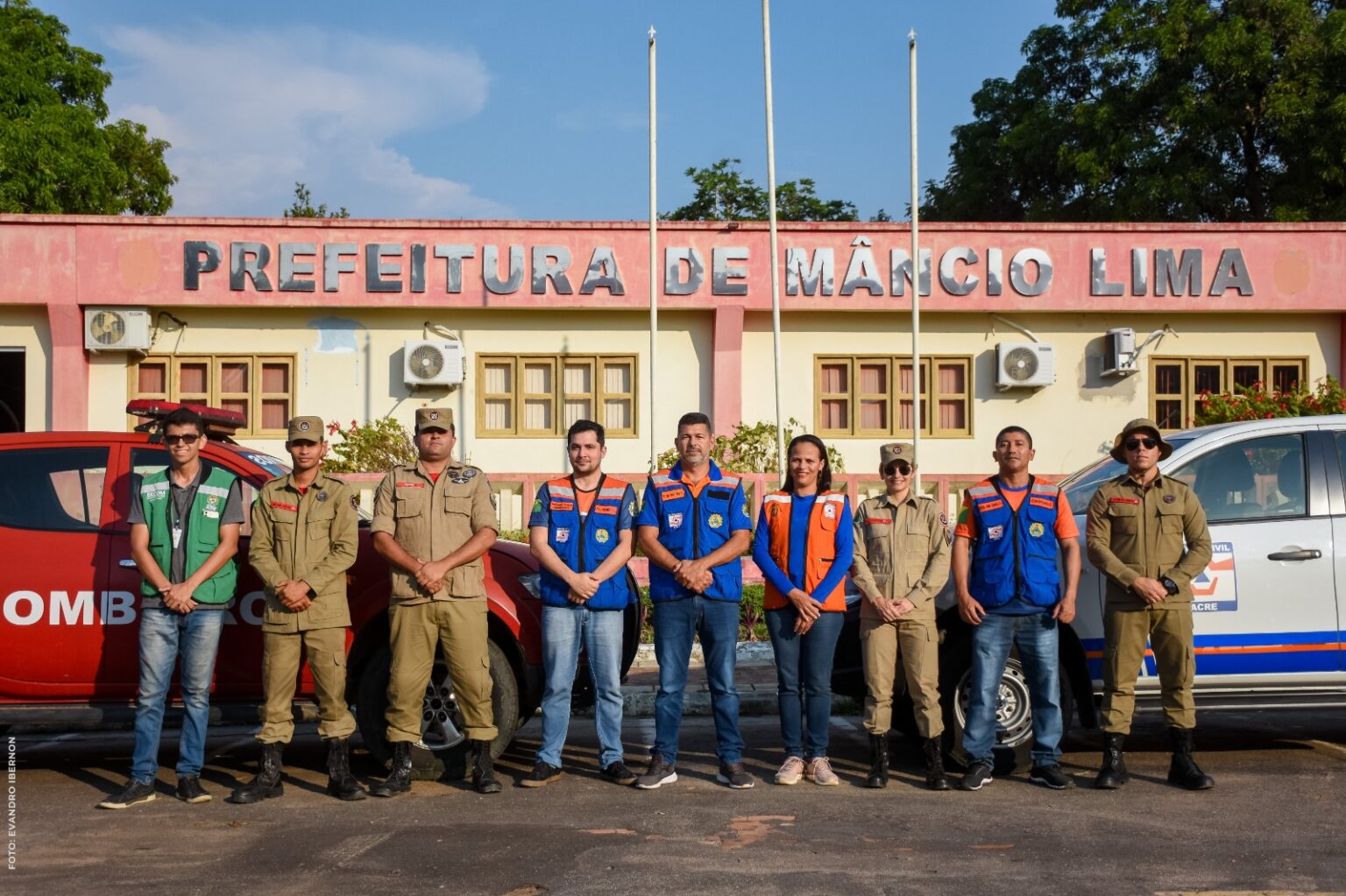 Diversos órgãos e secretarias do Estado somam esforços junto à prefeitura de Mâncio Lima. Foto: Evandro Ibernon/PMML