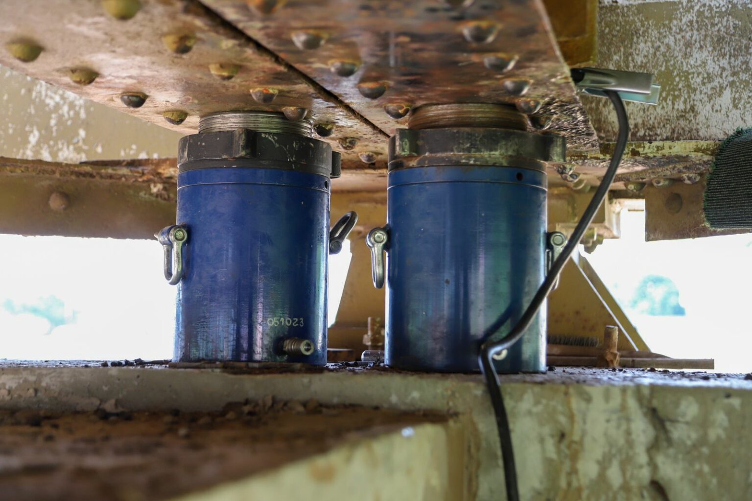 Deracre acompanhou de perto execução da obra de reforço estrutural. Foto: Gabriel Freire/Deracre