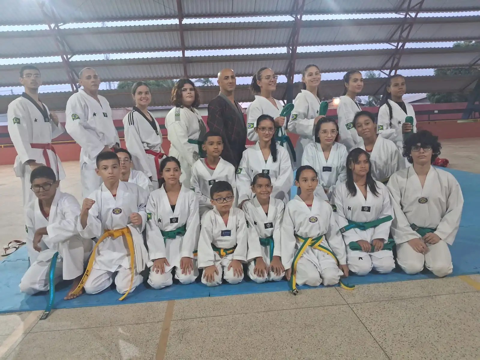 Alunos do projeto social do Colégio Militar Dom Pedro II/Foto: Ascom