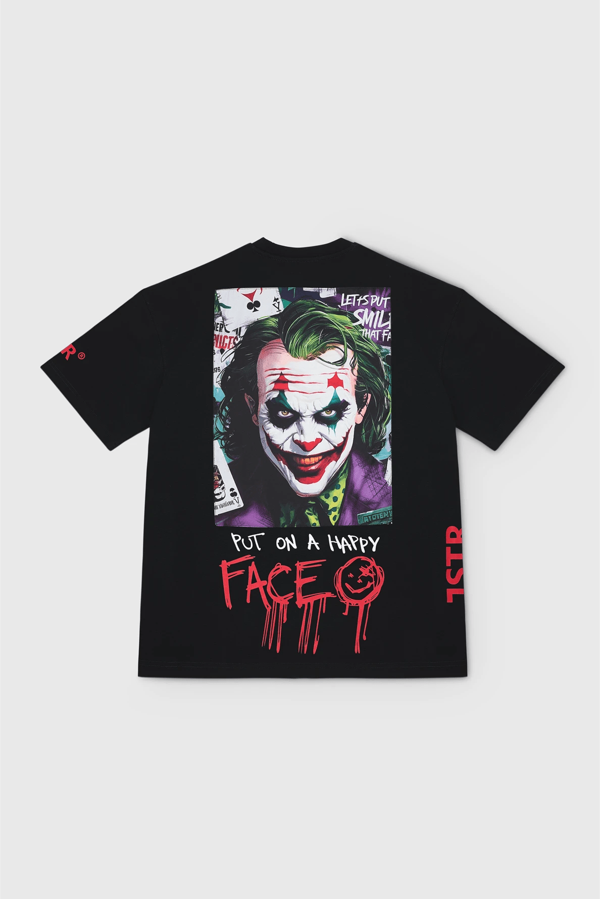 ŠIROKA MAJICA Z MOTIVOM JOKER