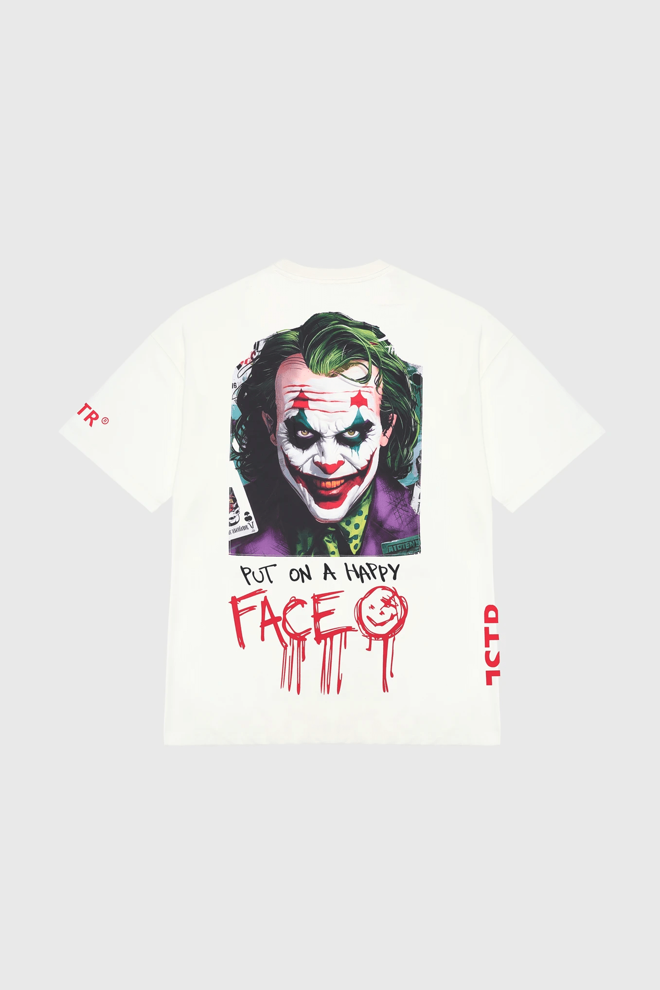 ŠIROKA MAJICA Z MOTIVOM JOKER