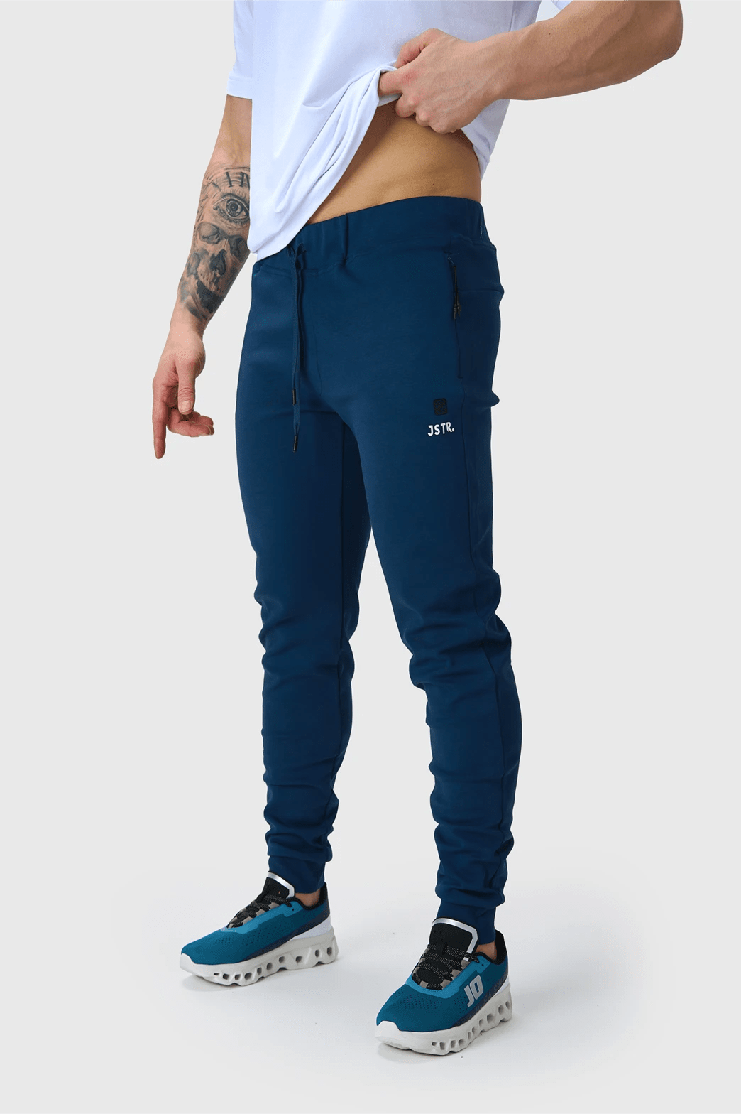 INTERLOCK BOMBAŽNE JOGGER HLAČE IZ JSTR