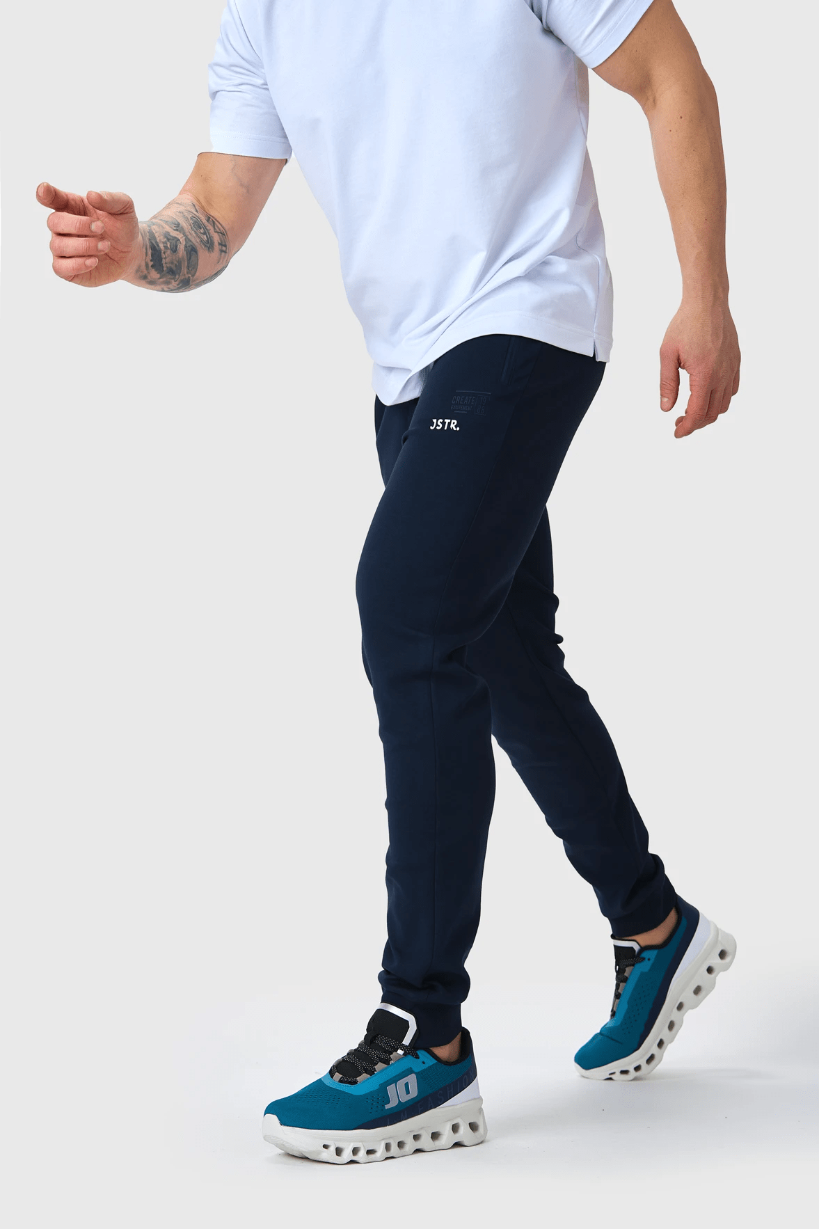 INTERLOCK BOMBAŽNE JOGGER HLAČE IZ JSTR