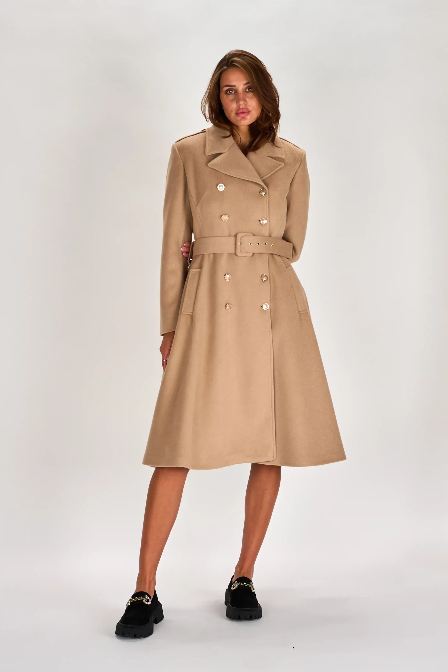 JUST‑R MIDI PLAŠČ "SIGNATURE TAILORED"