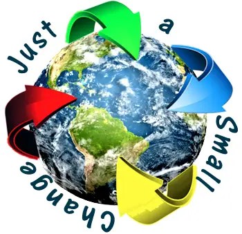 Just a Small Change Logo Blue