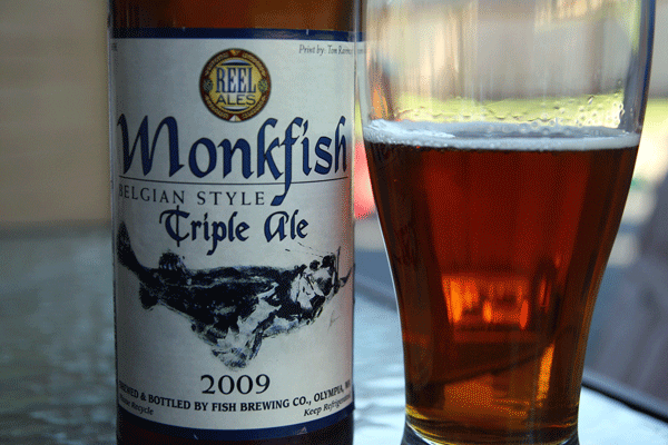 Fish Brewing Monkfish Belgian Style Triple Ale 2009 | JustBeer: A ...