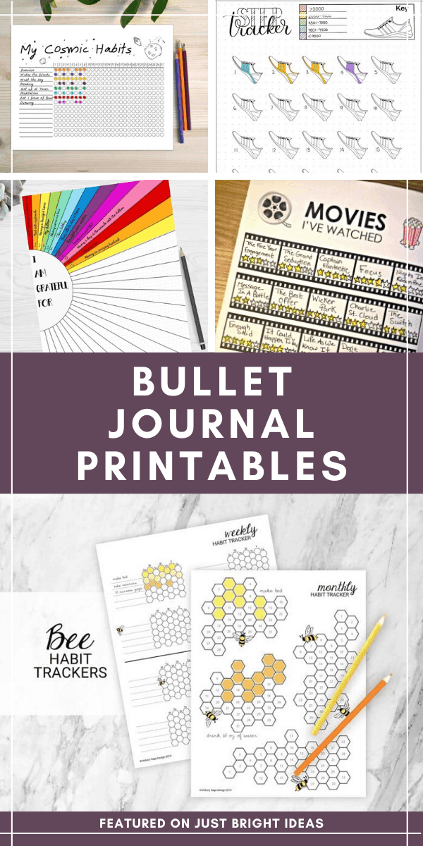 more than 50 awesome bullet journal printables to help you be creative with you re short on time