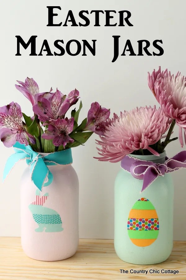 Mason jar easter crafts they make thoughtful gifts!