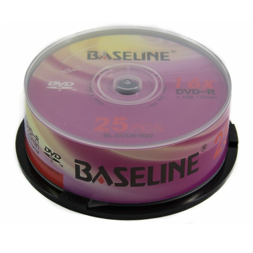 Baseline DVD-R 25 Spindle BL-DVDR1622 - Just Electronics