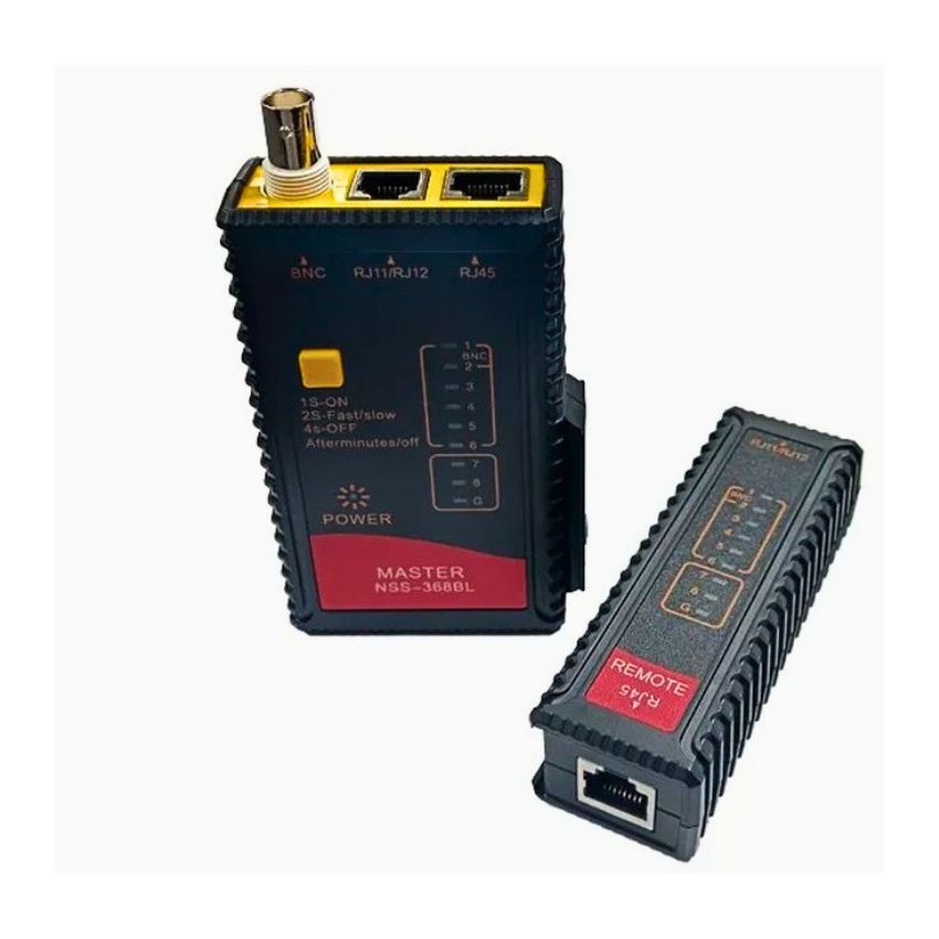Cable Tester for RJ45, RJ11 and BNC