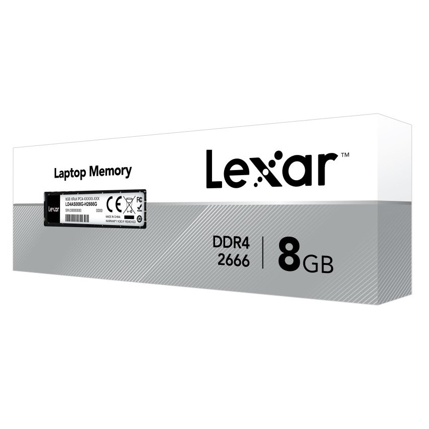 Lexar 8GB DDR4-2666MHz SO-DIMM 260-pin Laptop Memory -
