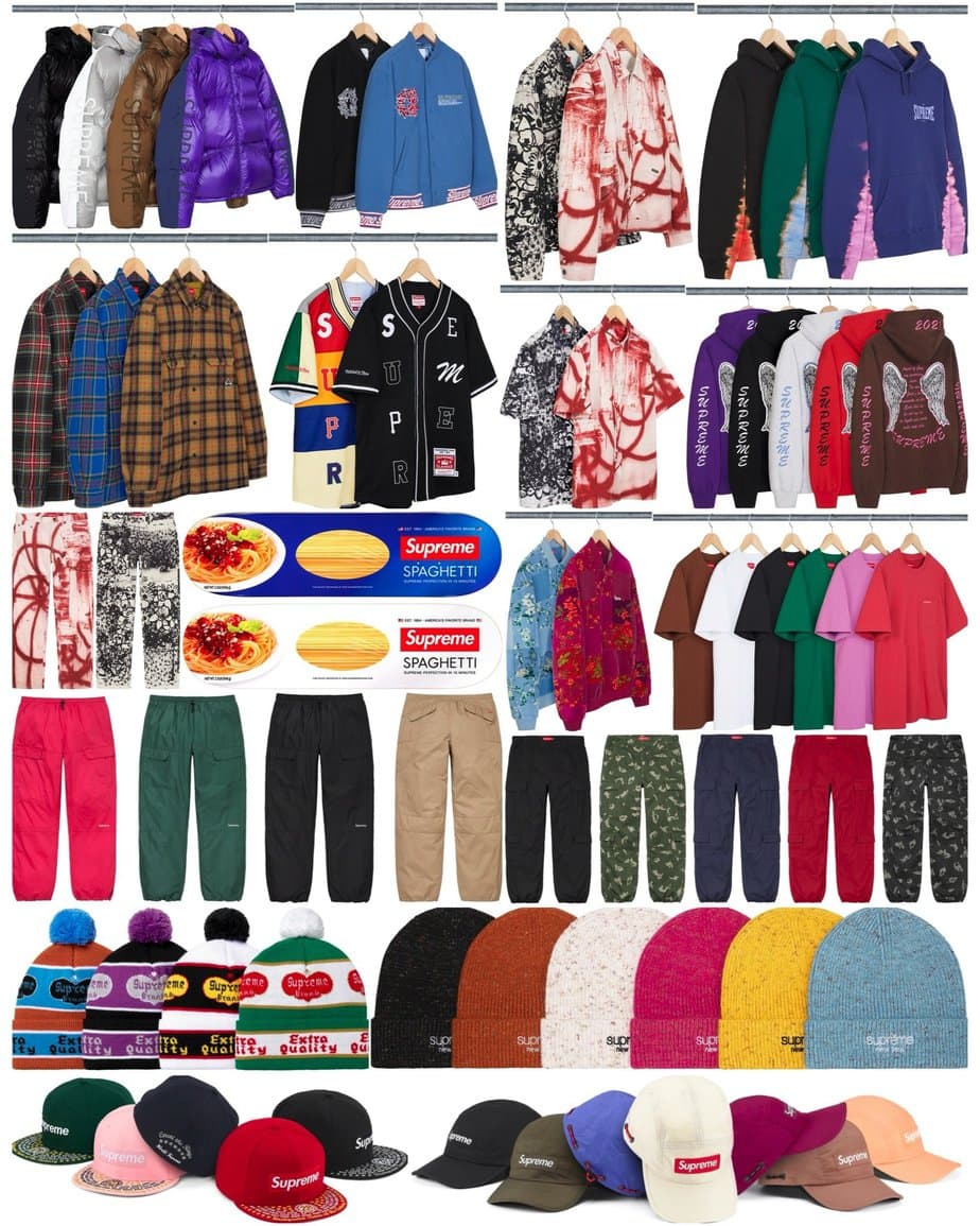 supreme drop list tomorrow