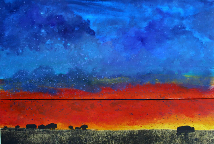 SOLD, Silkscreen/Acrylic