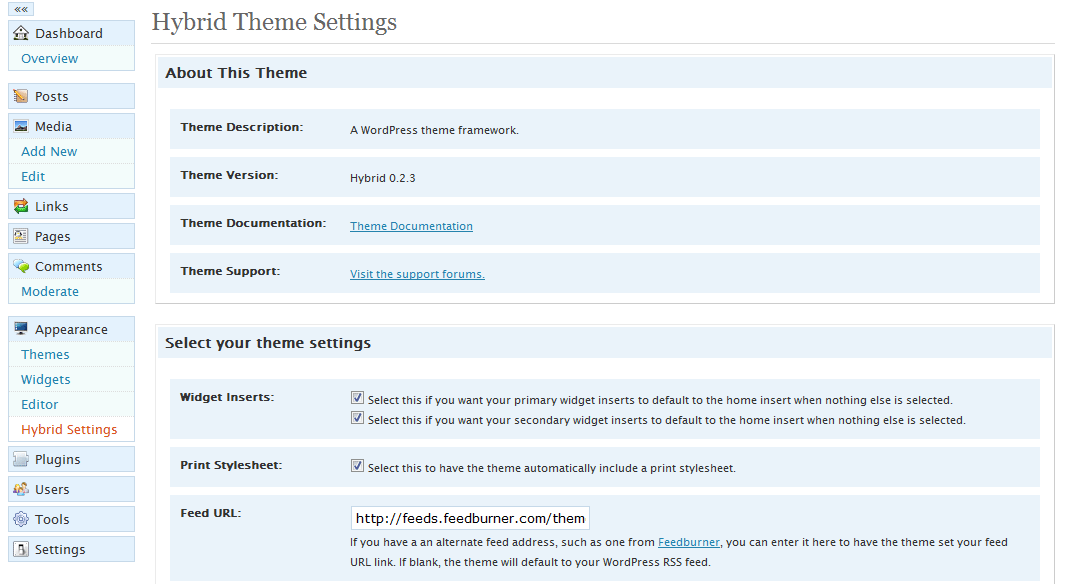 To enter into the setting page go to wordpress menu > appearance > theme options. If You Were A Wordpress Theme Developer Theme Options Justin Tadlock