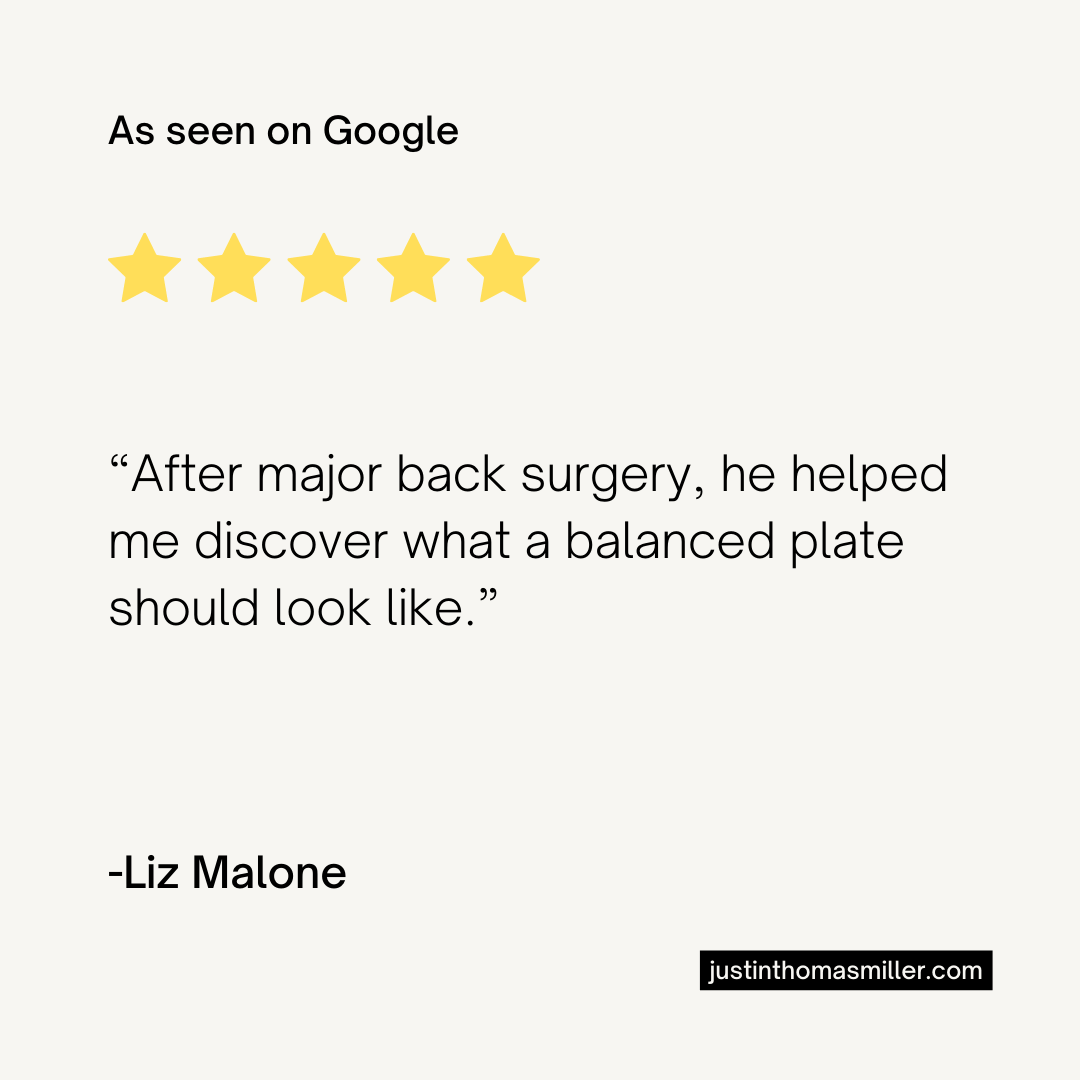 Google reviews nutritionist