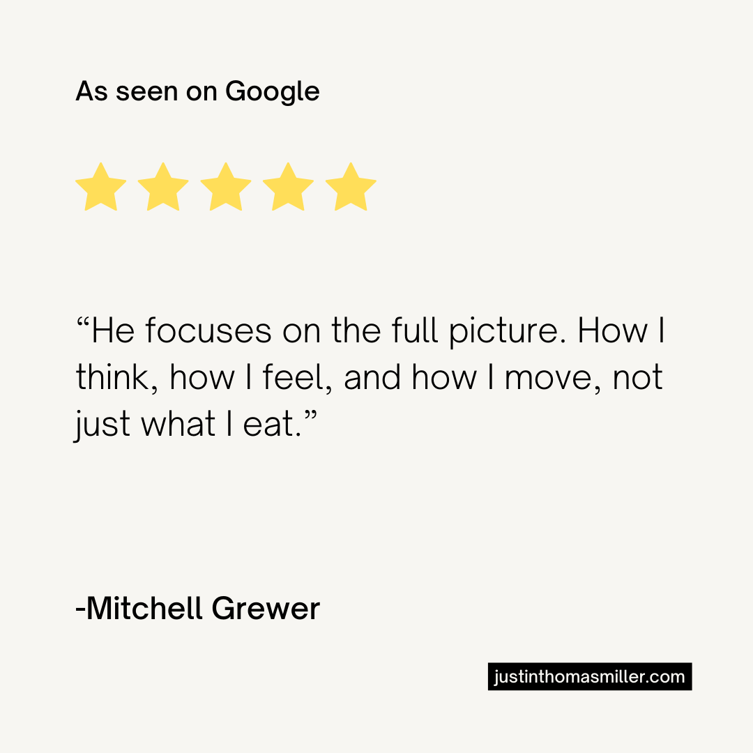 Google reviews nutritionist
