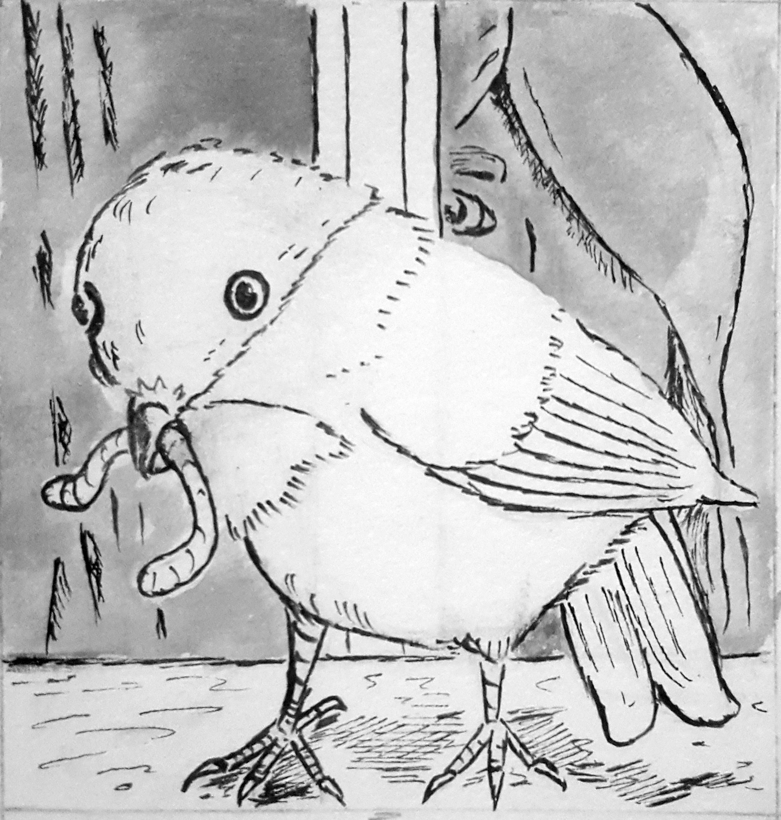 A Bird Came Down for a Walk