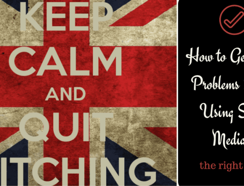 How to get your customer service issues resolved using social media.