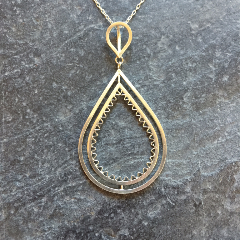 Pendant from Beccy Gillatt's Flow range