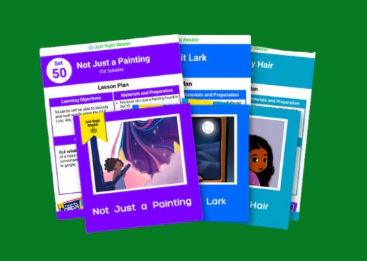 Lesson Plans Just Right Reader