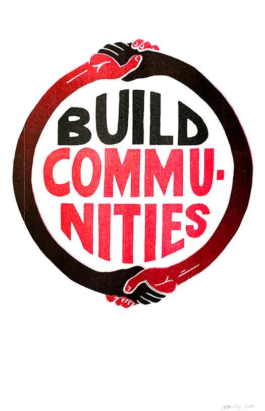 Build Communities (Black/Red)