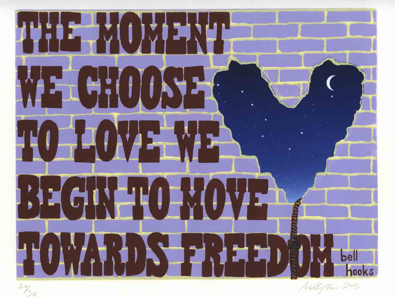 In fact, it may be necessary to encounter the defeats, so you can know who you are, what you can rise from, how you can still come out of it. Justseeds The Moment We Choose To Love