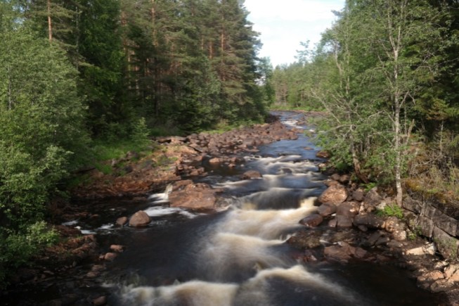 Ein Wasserfällchen - Klarälven