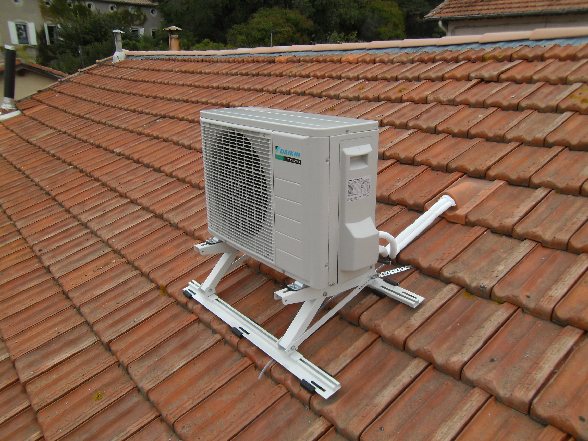 Clim sur toit à Saint Rémy de Provence