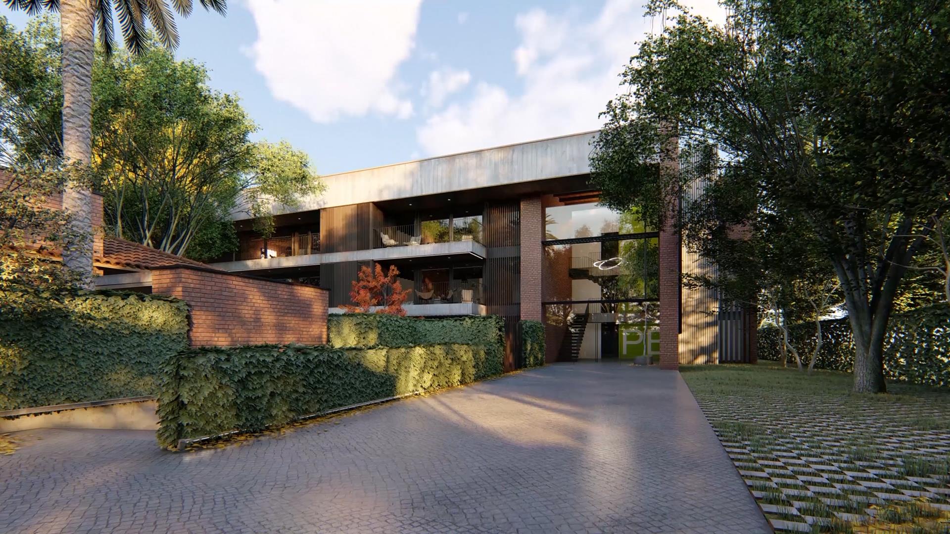 Visualización arquitectónica del proyecto Bell Bell Apartments, vista 02