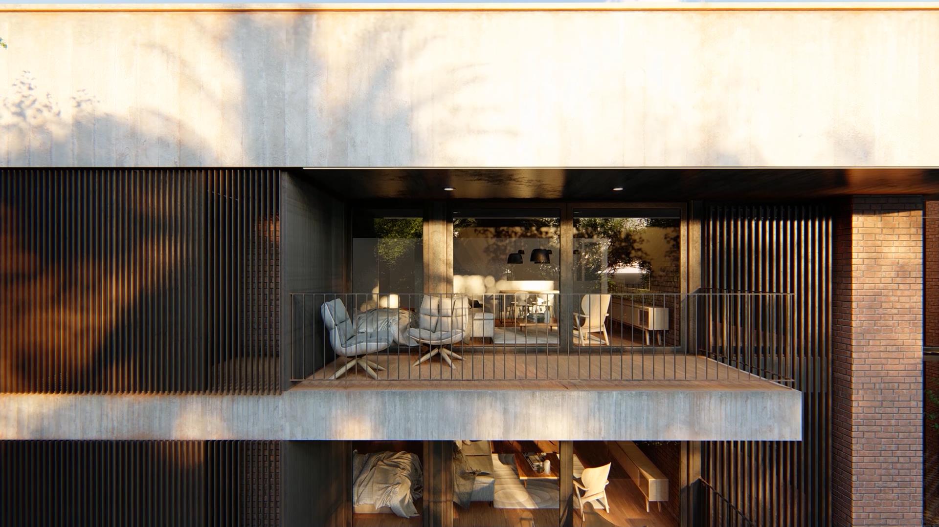 Visualización arquitectónica del proyecto Bell Bell Apartments, vista 04