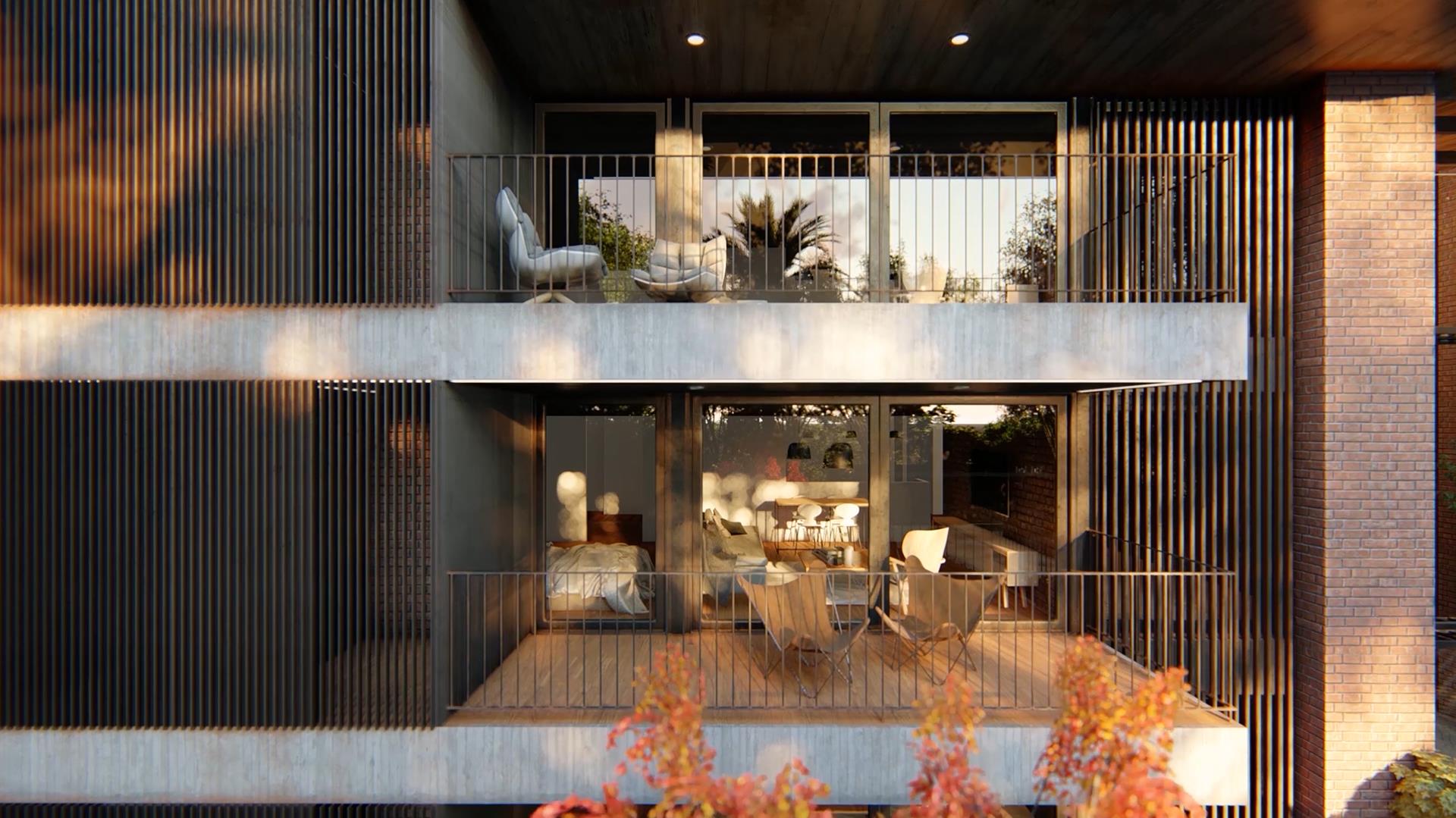 Visualización arquitectónica del proyecto Bell Bell Apartments, vista 05