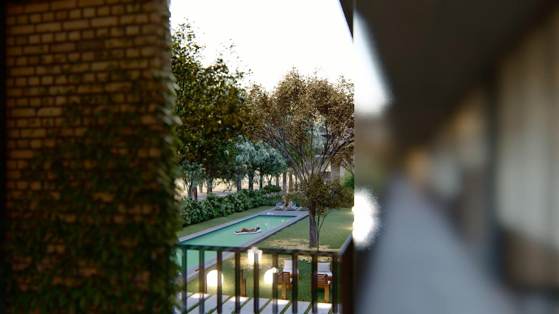 Visualización arquitectónica del proyecto MBVAA Apartments, vista 03