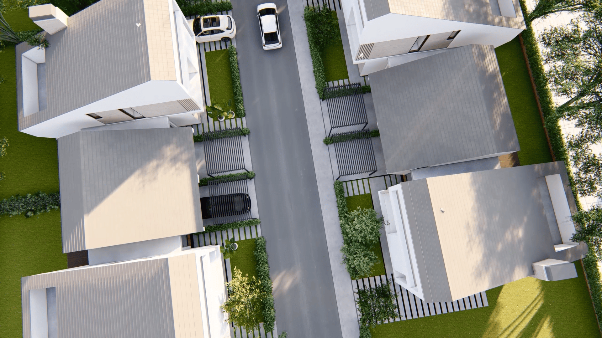 Visualización arquitectónica del proyecto 11 Viviendas Alpedrete, vista 02
