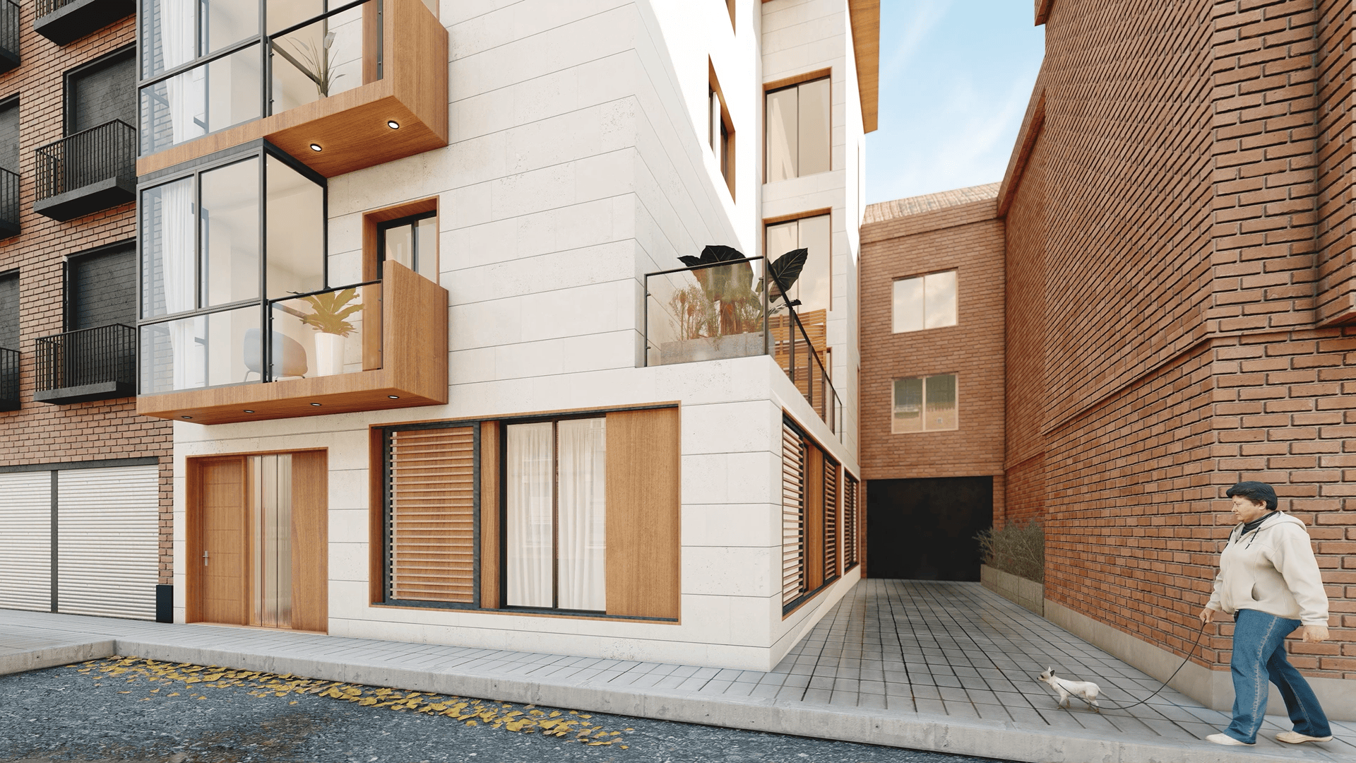 Visualización arquitectónica del proyecto Residencial Sotelo, vista 03