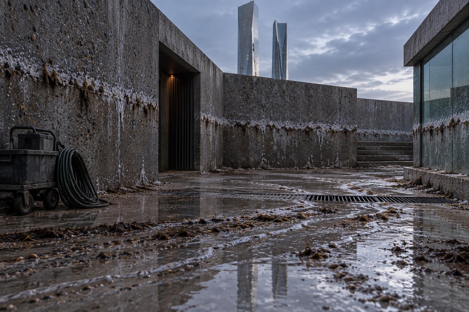 The Last Objects, Epicon: ebb line. The tide line reveals how long the water stayed.