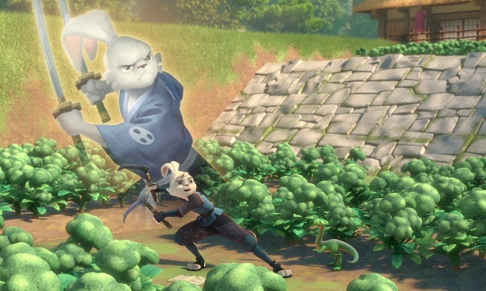 ‘Samurai Rabbit: The Usagi Chronicles’ is set in an Edo-influenced future Japan, blending traditional and high-tech elements.