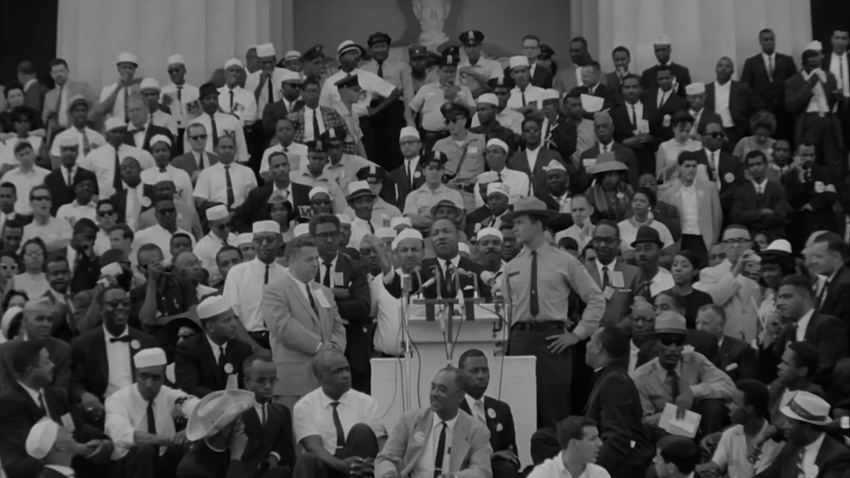 Dr. Martin Luther King Jr. in Sam Pollard’s “MLK/FBI.” Cr: IFC Films