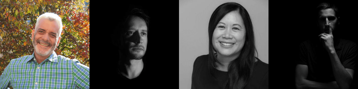 L-R: Jim Rider, Virtual Production Supervisor, Pier59Studio; Arturo Brena, Founder & CEO, KéexFrame; Christina Lee Storm, Founder & CEO, ASHER XR; and Ian Fursa, Founder & CEO, VP Toolkit.