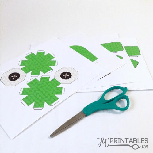 DIY Caleb Frog Hat - JW Printables