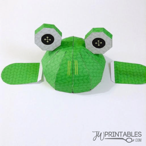 DIY Caleb Frog Hat - JW Printables