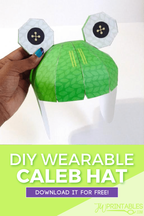 DIY Caleb Frog Hat - JW Printables