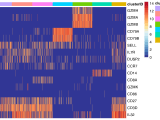 Heatmap Showing The Expression Or Activity Of Selected Features By Self