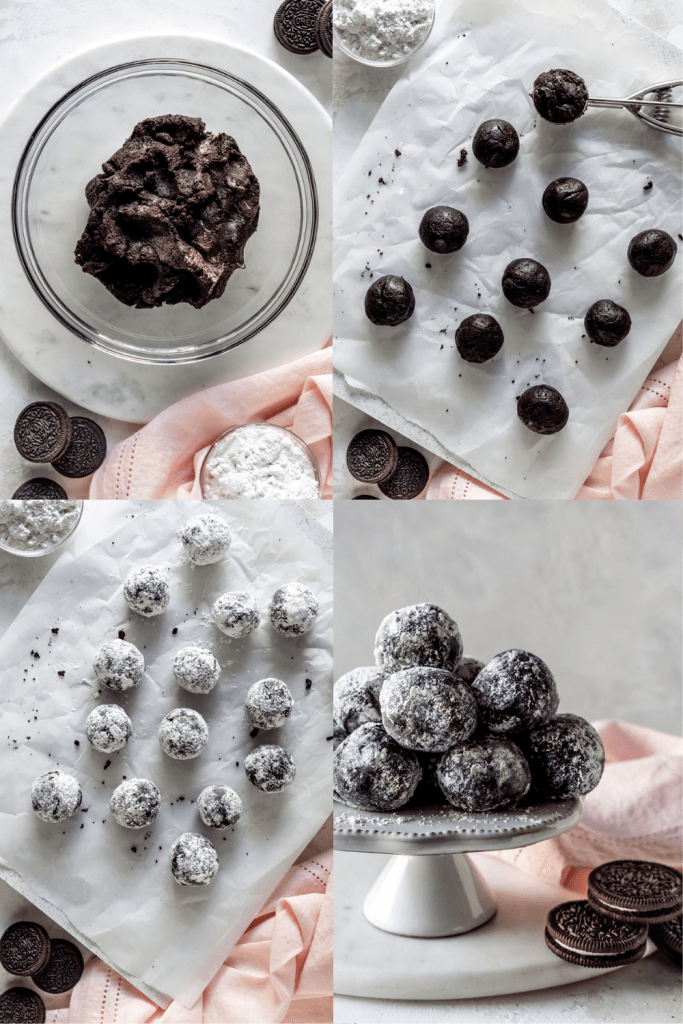 steps to make oreo balls