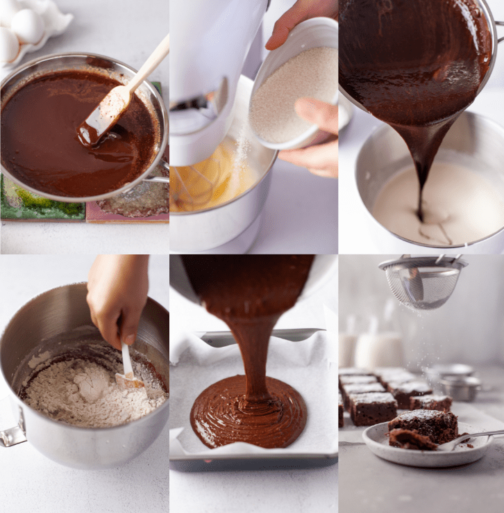 how to make dark chocolate brownies