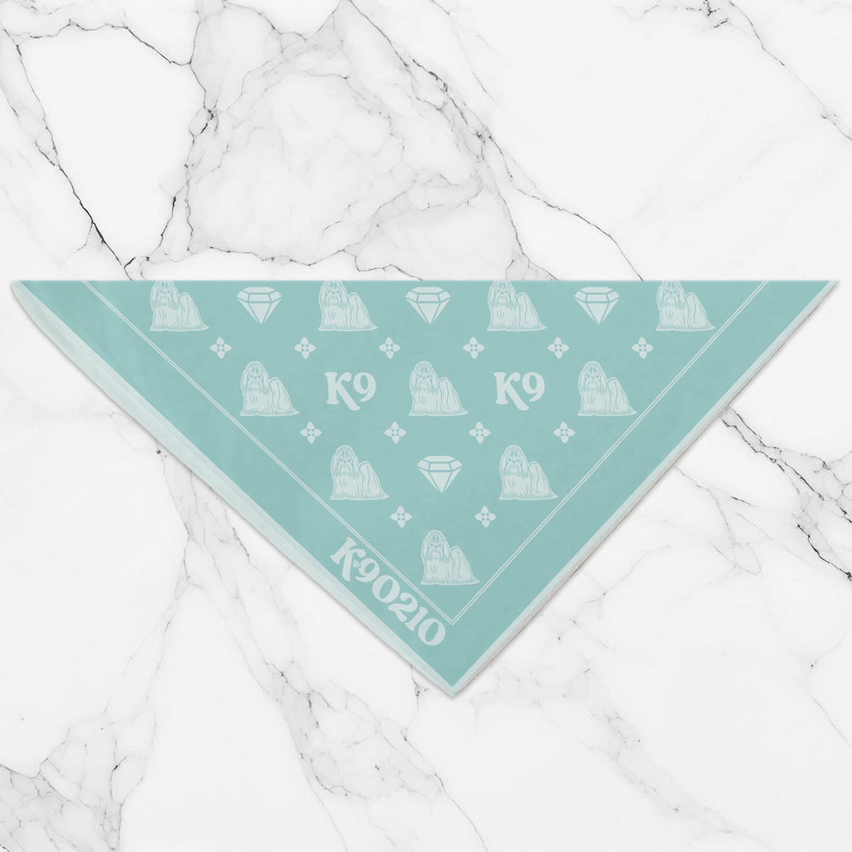 K-90210 Monogram Dog Bandana