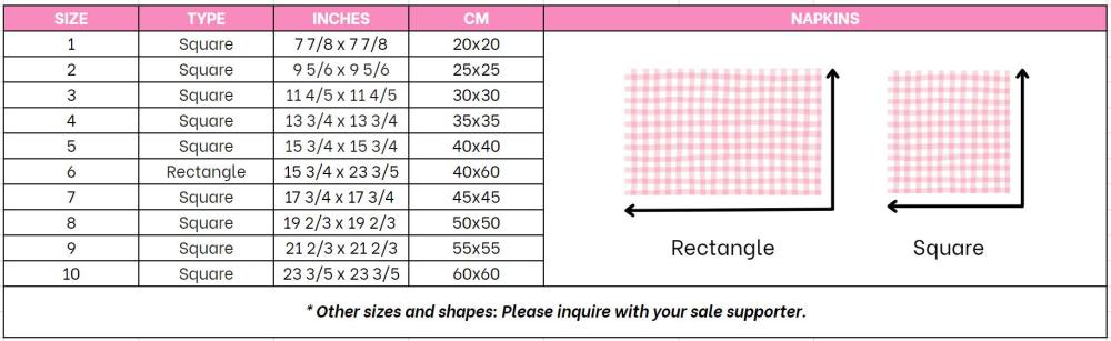 napkins-size-chart