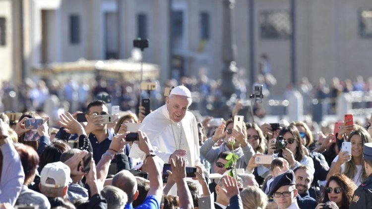 Pope in Crowd